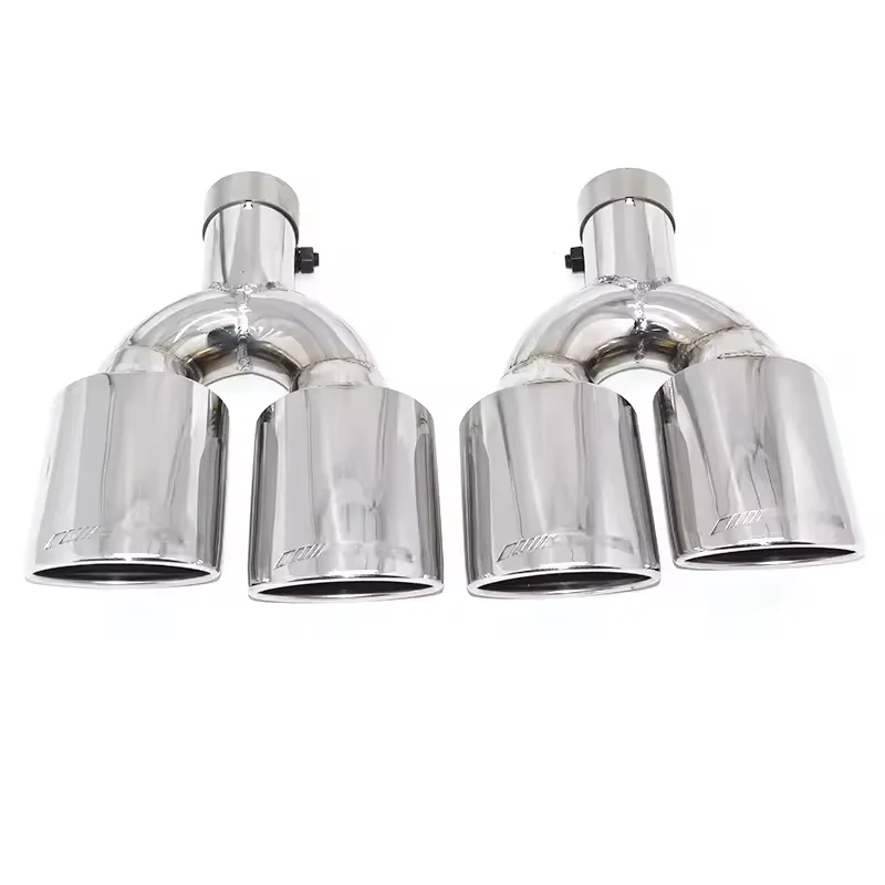 

SYPES Car Exhaust Pipes for Mercedes benz C E S Class W204 W212 W220 C63 E63 S63 Amg Stainless Steel Exhaust Tip Muffler Tip OEM