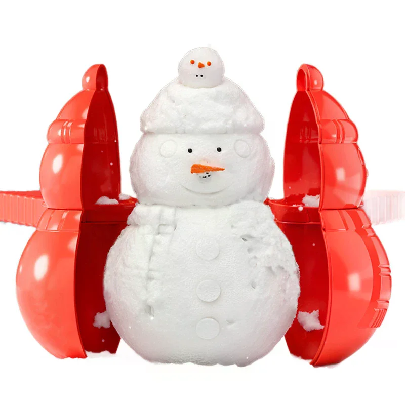 雪玉クランプ複数の形状の雪玉作りトング冬の屋外雪遊びスポーツおもちゃ子供のための雪玉投げツール