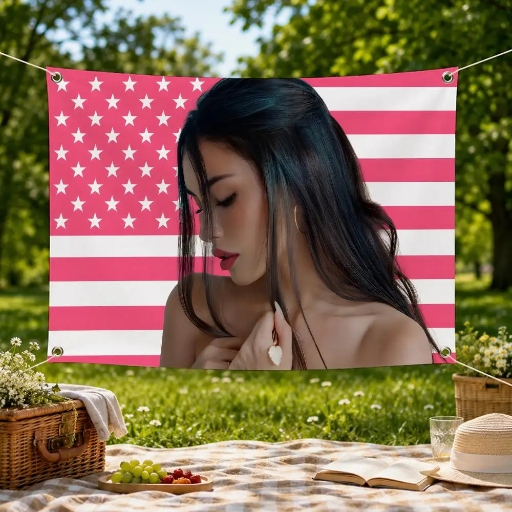 Music Popular Historic Madison Beer Flags Wall Hanging Flag Banner for Bedroom Dorm Party Festival Camping Indoor Outdoor Decor