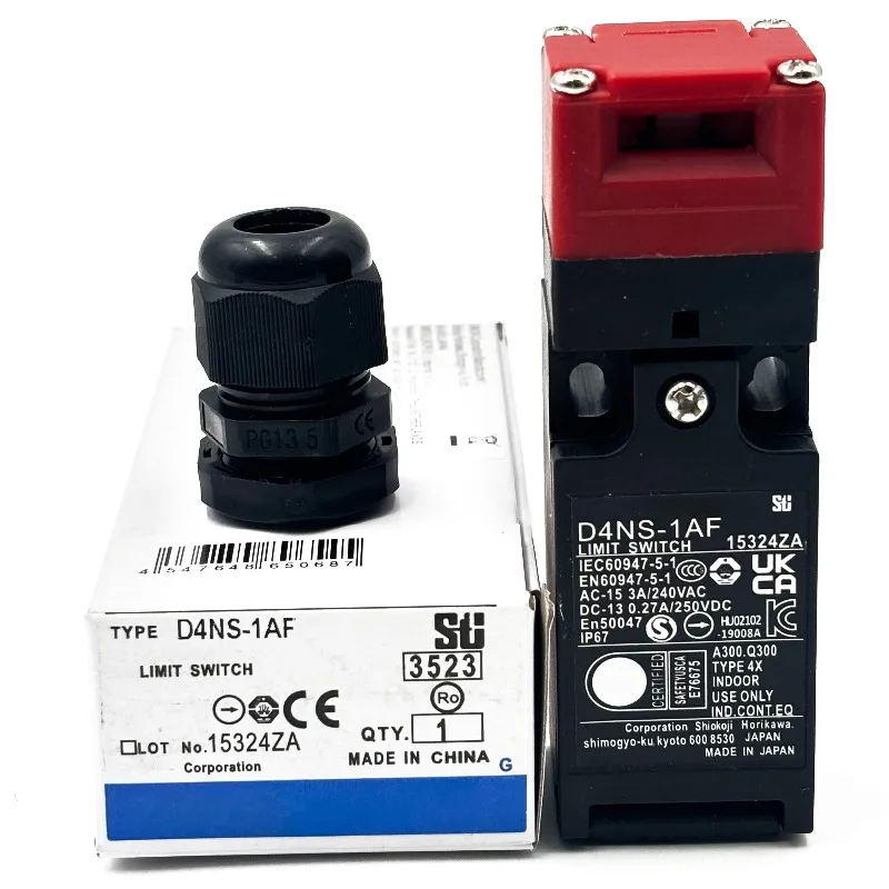 The Brand-new Original PLC Controller Is Suitable for the D4NS-1AF Safety Door Switch Sensor.