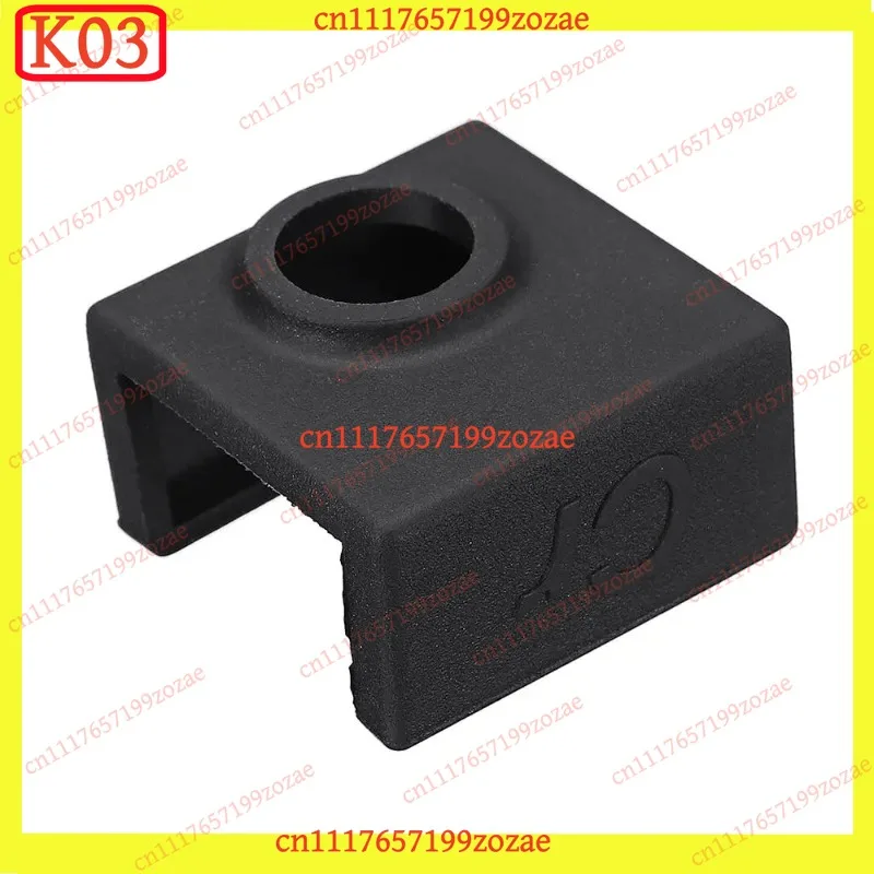 k3  4Pcs MK8 Hotend Silicone Sock, Compatible for Creality Ender 3 CR-10 3D Printer Parts