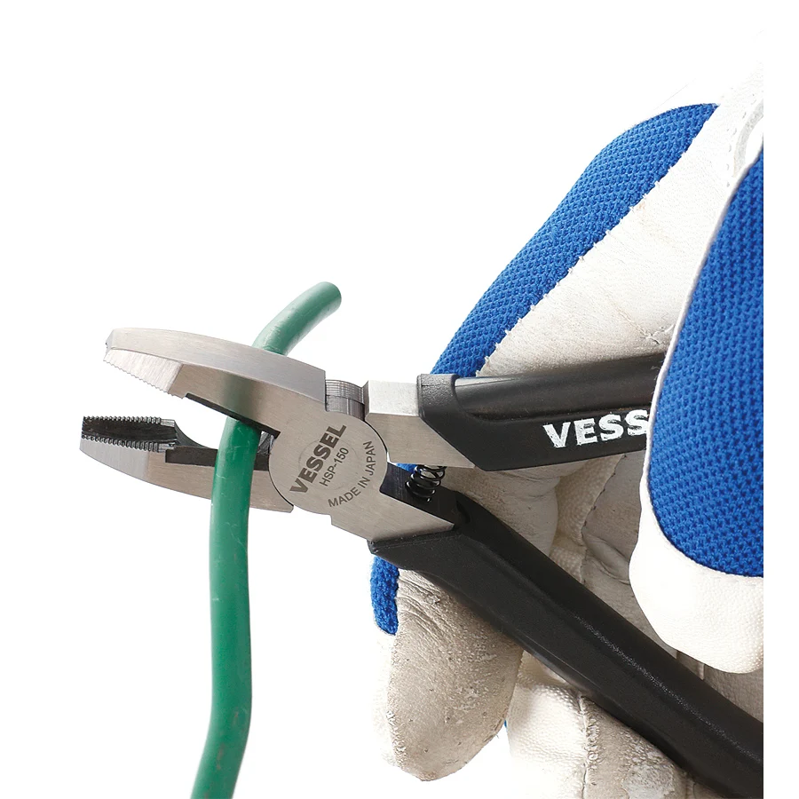 VESSEL Multifunctional Wire Cutting Plier for Electrician Tools Screw pliers 150mm HSP-150