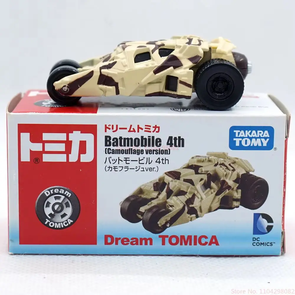 Takara Tomy Tomica Marvel DC Batman Classic Batmobile 4th Car Model NO.146-148  Collectible Toy Birthday Gift