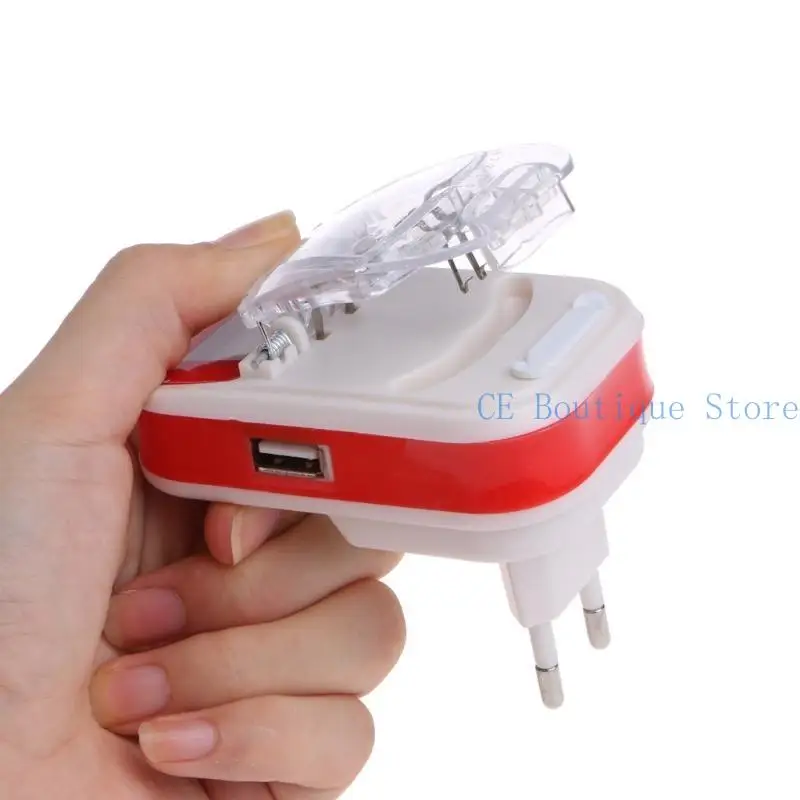 652F Universal Battery USB dengan LCD Indikator Layar EU/US Plug Pengisian Adapter Untuk Telepon Seluler Ringan