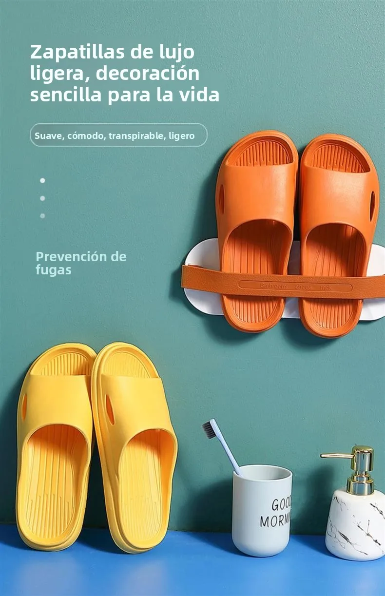 Sandalias de suela suave antideslizantes para interiores y exteriores, zapatillas de verano para parejas, para el hogar, baño...