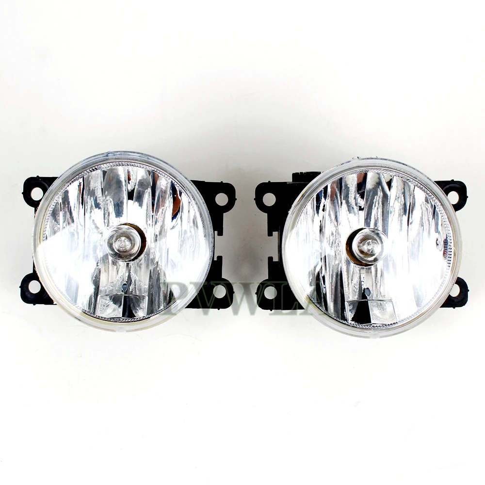 Front Bumper Driving Fog Light Lamp With Halogen Bulbs For Citroen C4 Cactus 2014 2015 2016