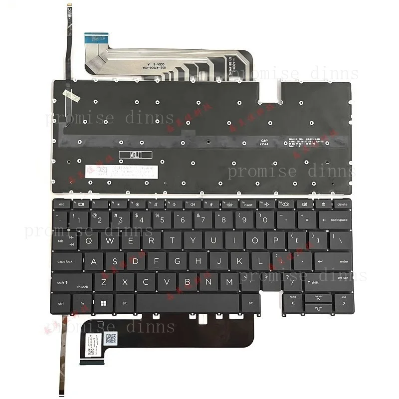 M for HP Elite Dragonfly G3 Dragonfly G4 13.5' Laptop US Keyboard Backlit