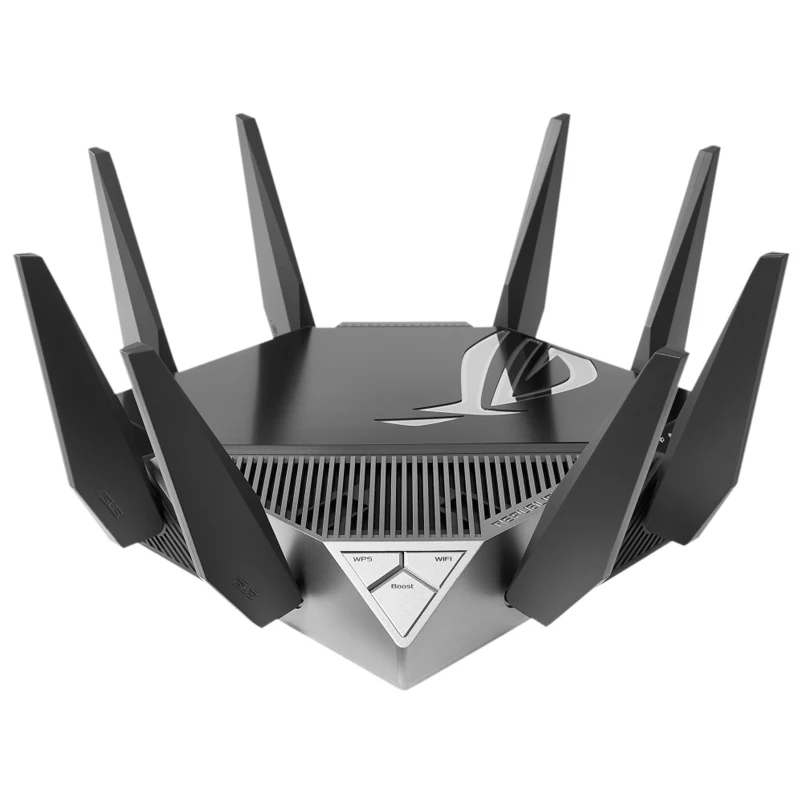 ASUS GT-AXE11000 WiFi 6E ROG Rapture Tri-Band 802.11AX Gaming Router New 6GHz Band, 2.5G WAN/LAN Port, PS5 Compatible VPN Fusion