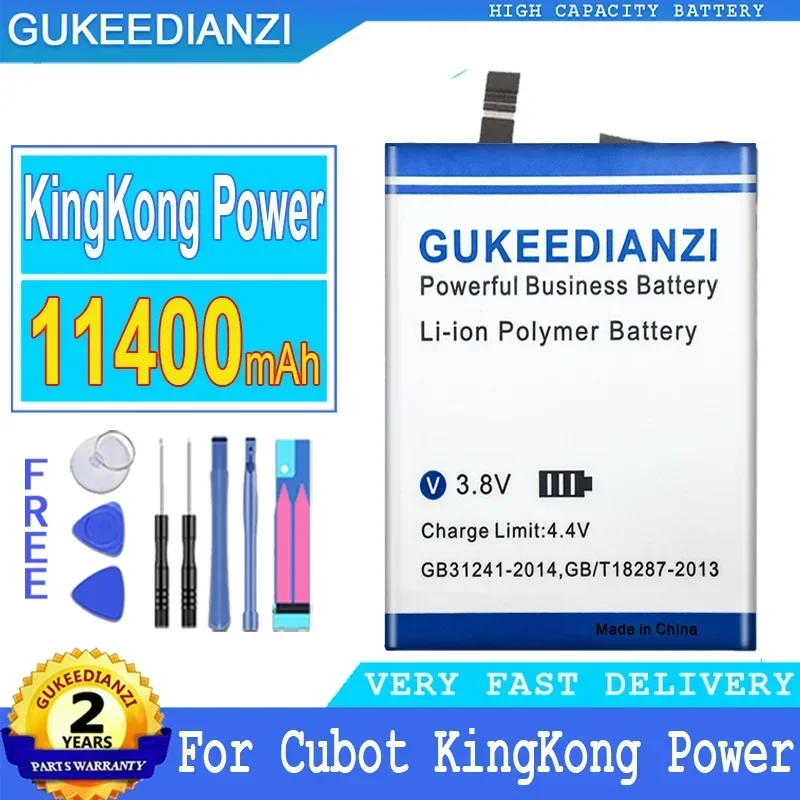 

Аккумуляторная батарея для мобильных телефонов Bateria 11400 мАч C34 для Cubot KingKong Power, сменная батарея большой емкости