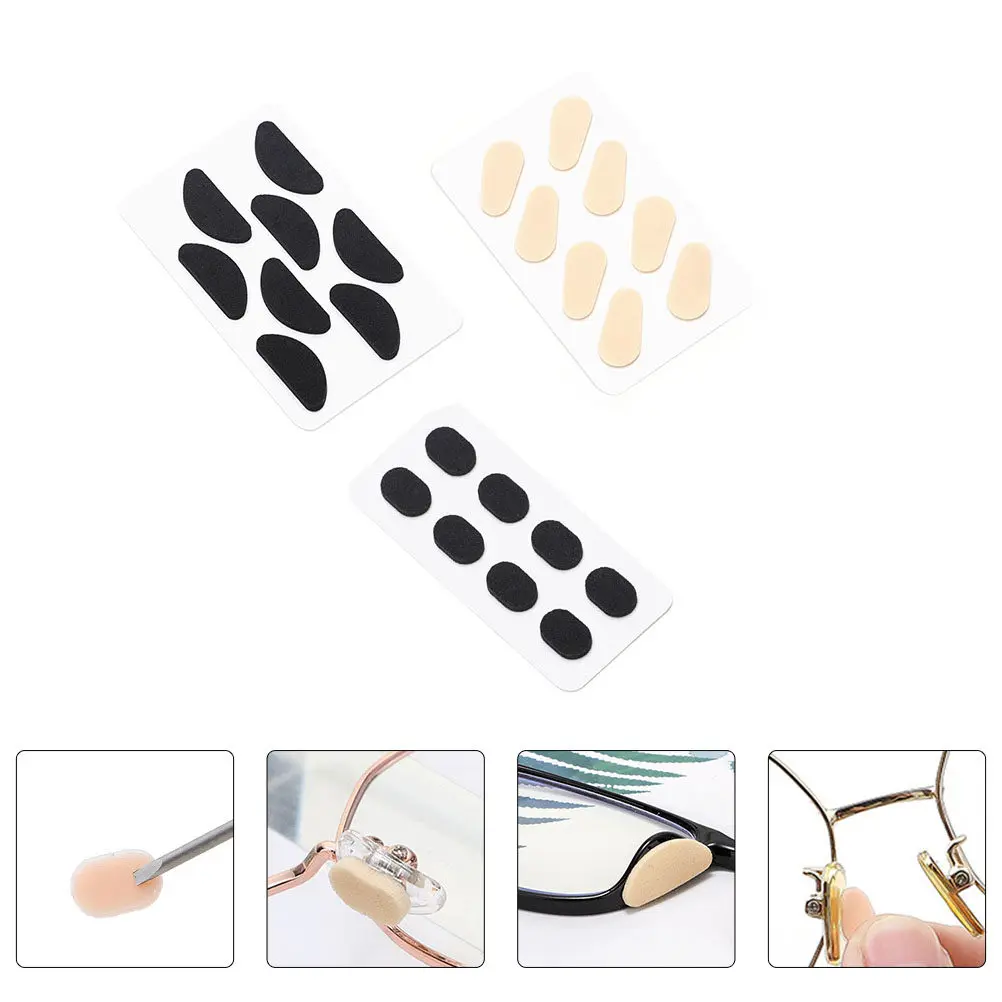 Eyeglasses Nose Pads 40 Pairs Soft Self Adhesive Anti Slip Comfort Cushions for Glasses Frames