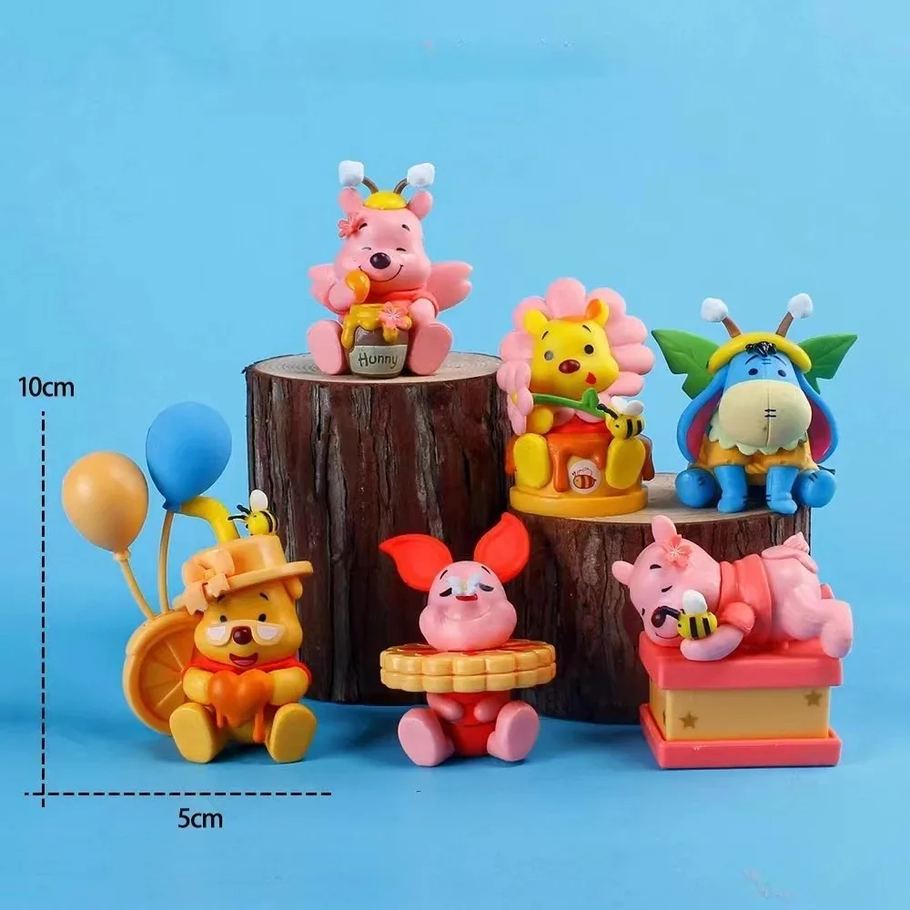 Disney Kawaii Action Anime Figure Toys StellaLou Lotso Winnie Tabletop Decoration Ornaments for Children Birthday Mementos Gifts