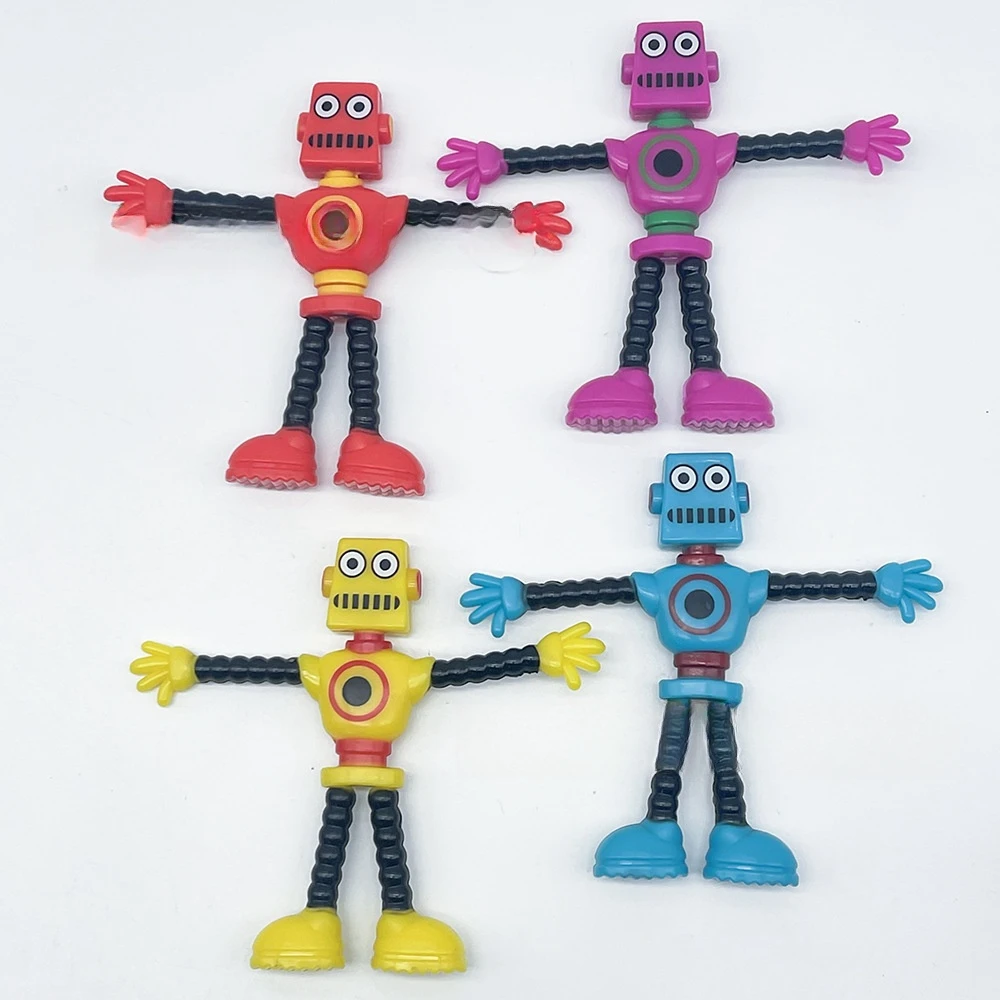 Creative Twistable Wire Robot Robots capable of posing Fun Gag Gift for Kids and Adults Stress Relief Toy Unique Desk Decoration