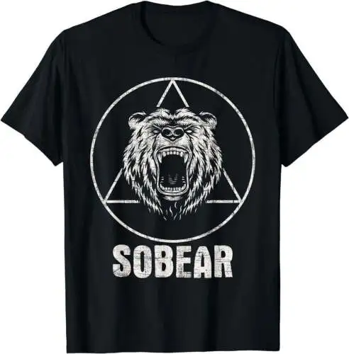 Sobear - Sobriety Anniversary Sober AA NA Recovery T-Shirt