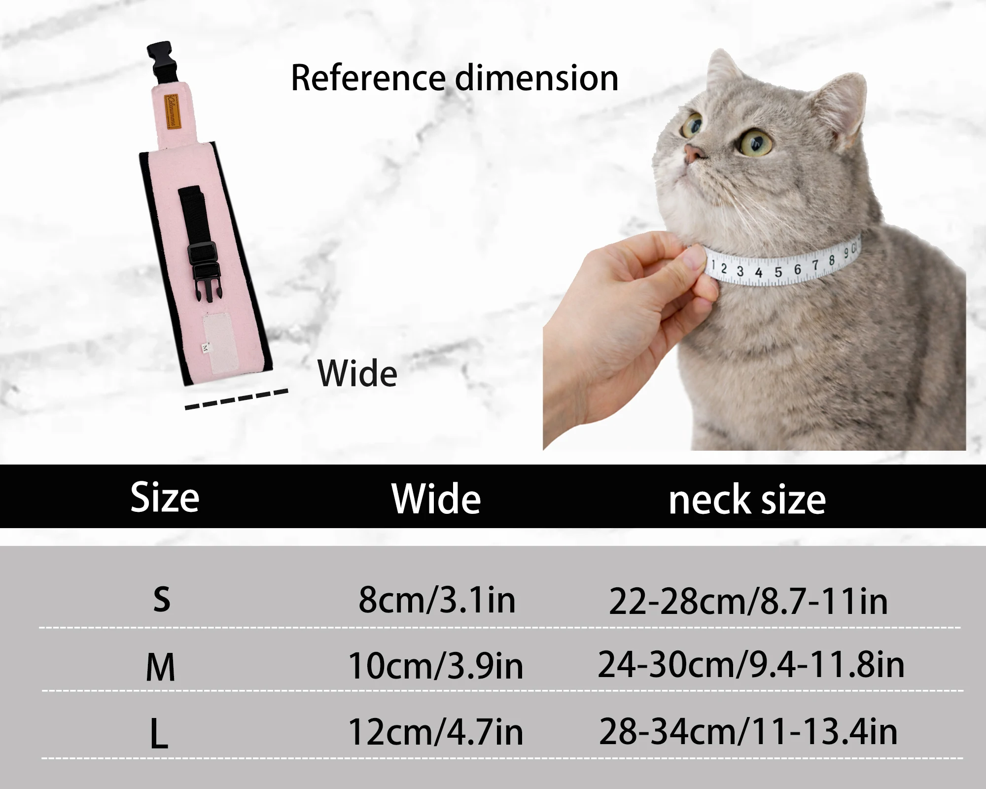 Cat Collar Stable Support Post Operative Care Neck Protection Snug Fit Skin Friendly Breathable Adjustable Easy To Wear Pet Neck