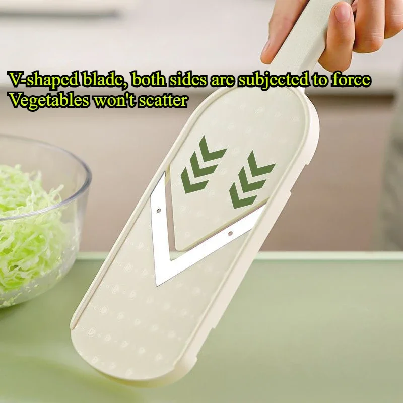 Cabbage Slicer Vegetable Cutter Cabbage Grater Salad Potato Slicer Melon Carrot Cucumber Shredder Home Kitchen Gadgets