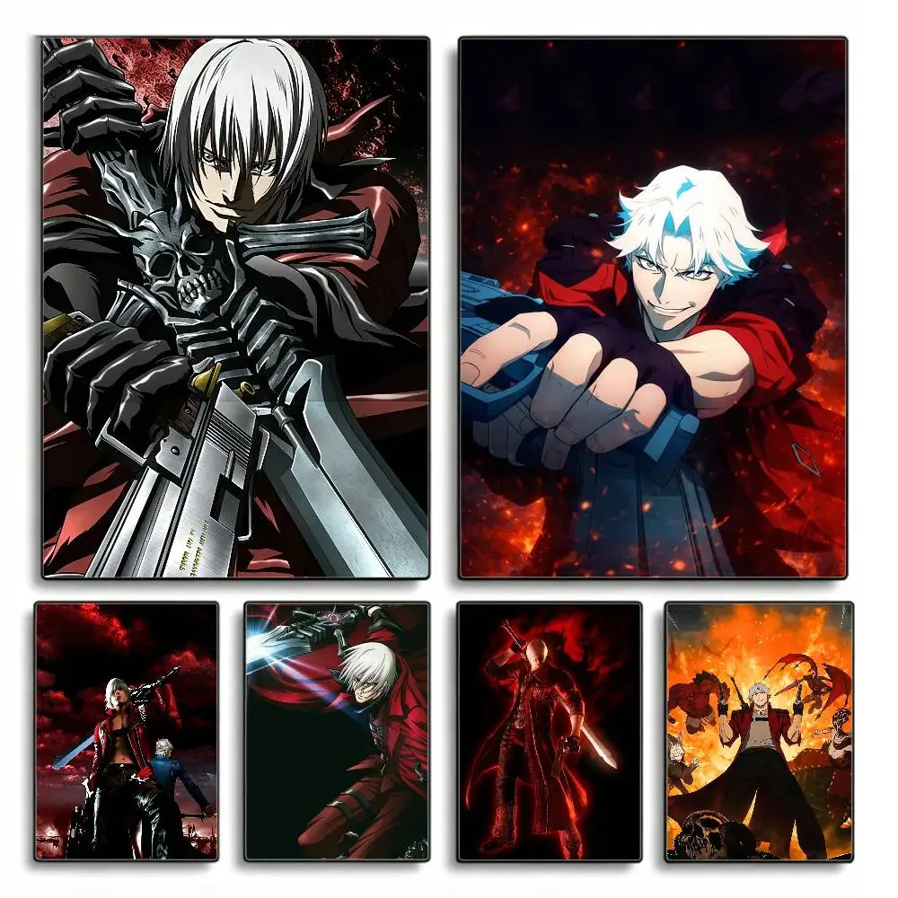 

COOL D-Devil M-May Cry Poster HD Self Adhesive Waterproof Wall Art Ideal for Home Office Dorm Gift