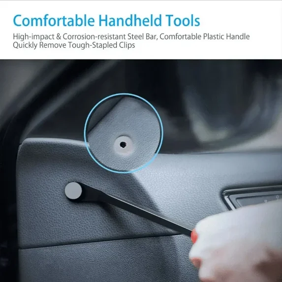 Auto Trim Removal Tool Kit, Multi-Function Car Interior Panel Pry Tool Set, Non-Scratch Door Clip Remover for Dashboard, Console, Audio, Door Trim and Vehicle Repair