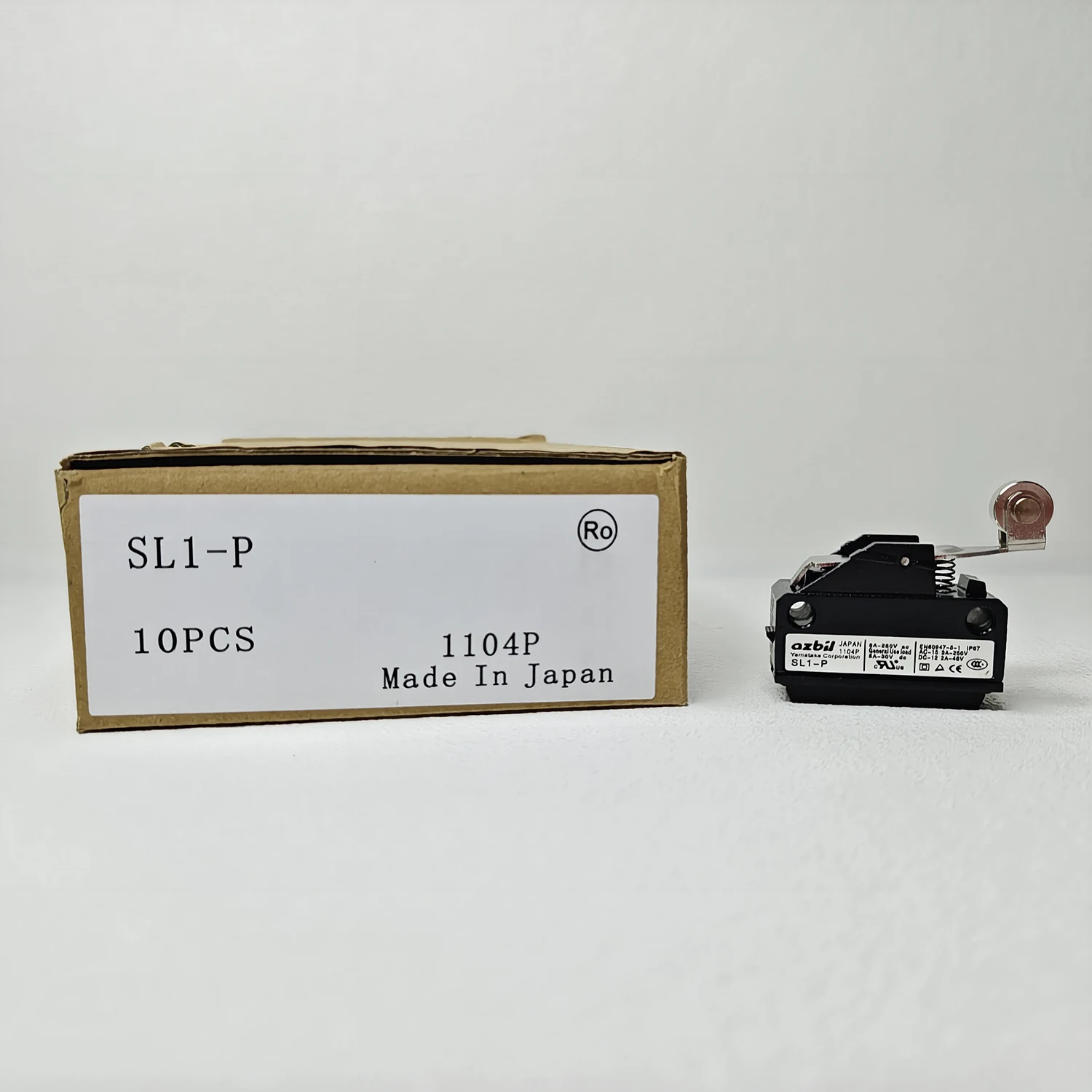 SL1-P Short Roller Lever Limit Switch Top Roller Arm, SPDT-1NC / 1 NO Microswitch Limit Switch
