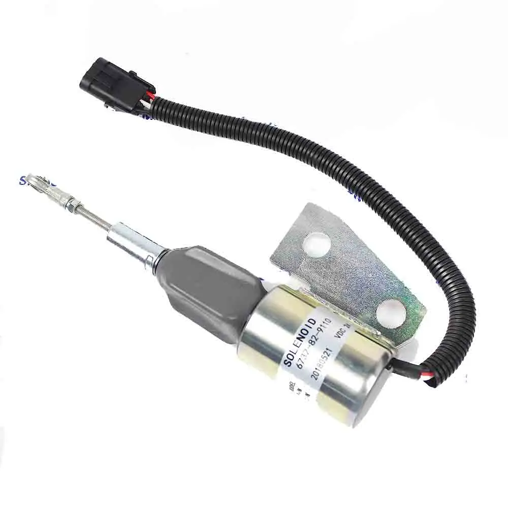 

Excavator Parts Shutdown Solenoid For Komatsu PC150LC-6 PC150LC-6K PC150-6 Parts 6732-82-9110 Stop Solenoid 24V - SINOCMP