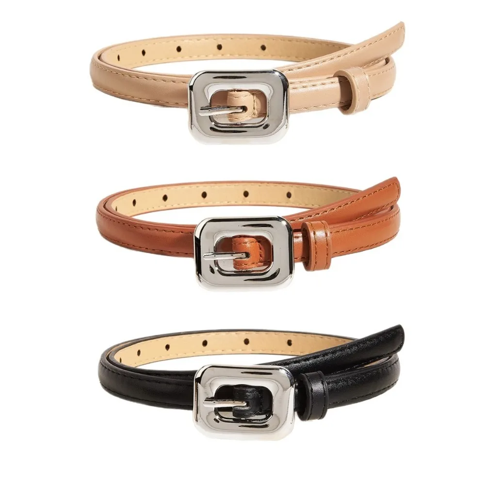 

Fashion PU Leather Waistband Simple Casual Women's Belt Versatile Luxury Waistband Belts Gift