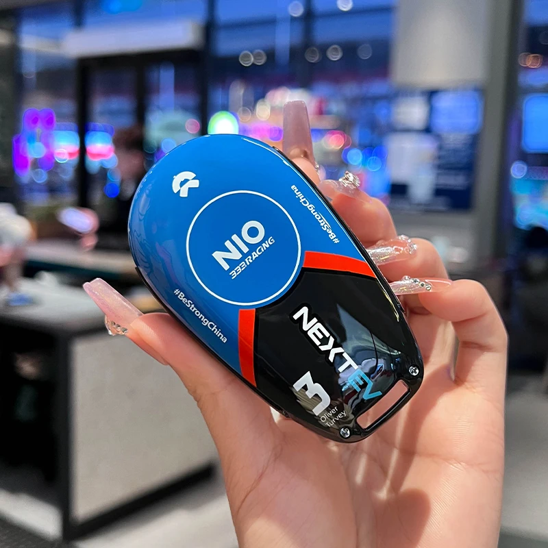 غطاء مفتاح فوب جديد 2025 - حافظة حماية ممتازة بتصميم السباق لهاتف NIO ES6/ET5/EC6/ET5T/ES8/ET9