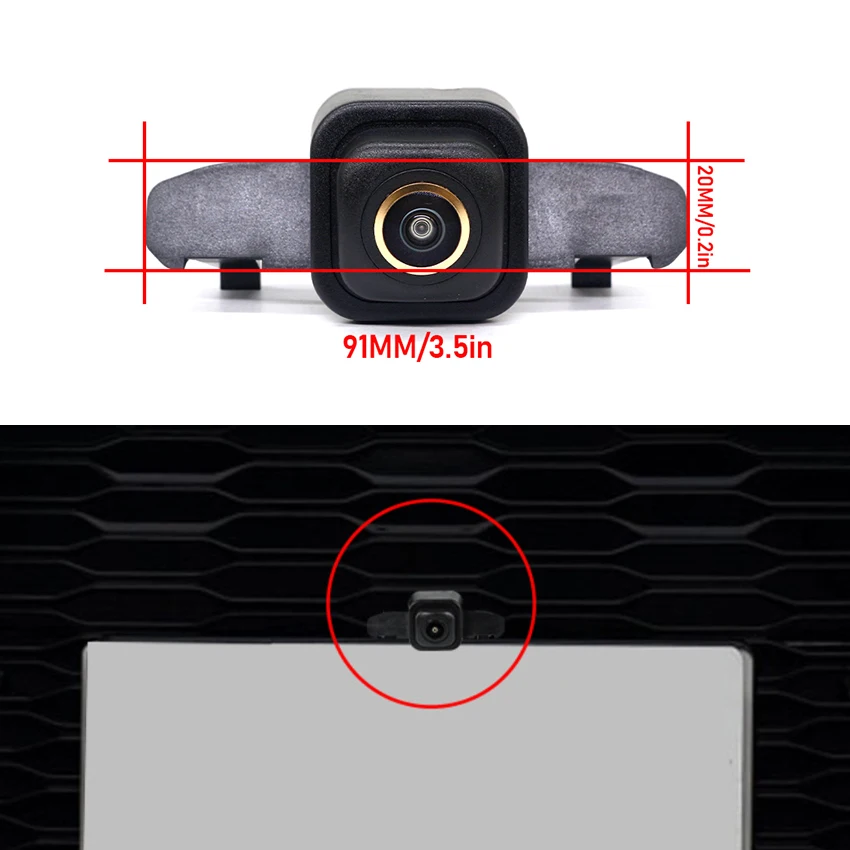 AHD Night Vision high quality Car Front View Positive Logo Camera For Toyota Wildlander 2020 2021 Positive Image parking Camera