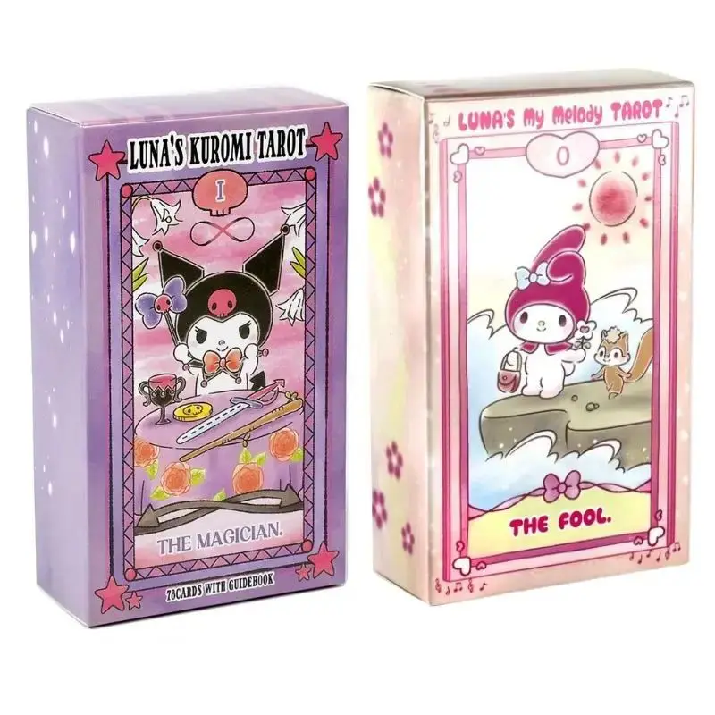 

Карты Таро Sanrio: Куроми, Май Мелоди. Аниме-карты, милые игральные карты, карты для солитера. Секретная библиотека природы. Детские.