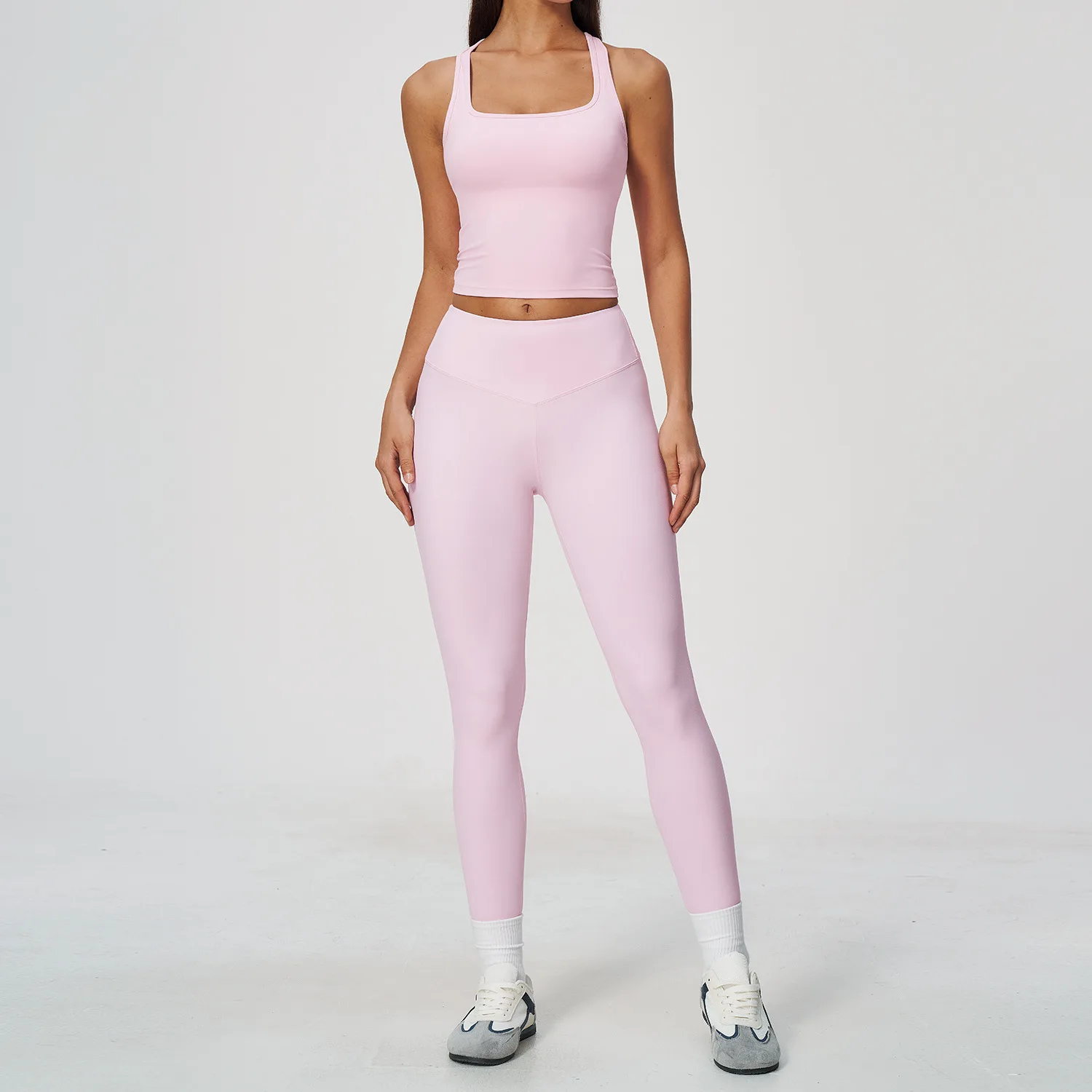 Women 2 Piece Yoga Set Workout Sportswear Women's Sexy Fitness Push Up High Waist Leggings Sports Bra Suits Pilates Gym Clothes