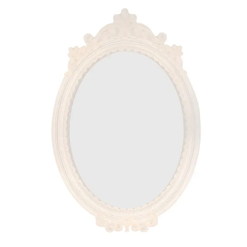 

LED smart French cosmetic mirror, touch defogging bathroom stepless dimming round mirror