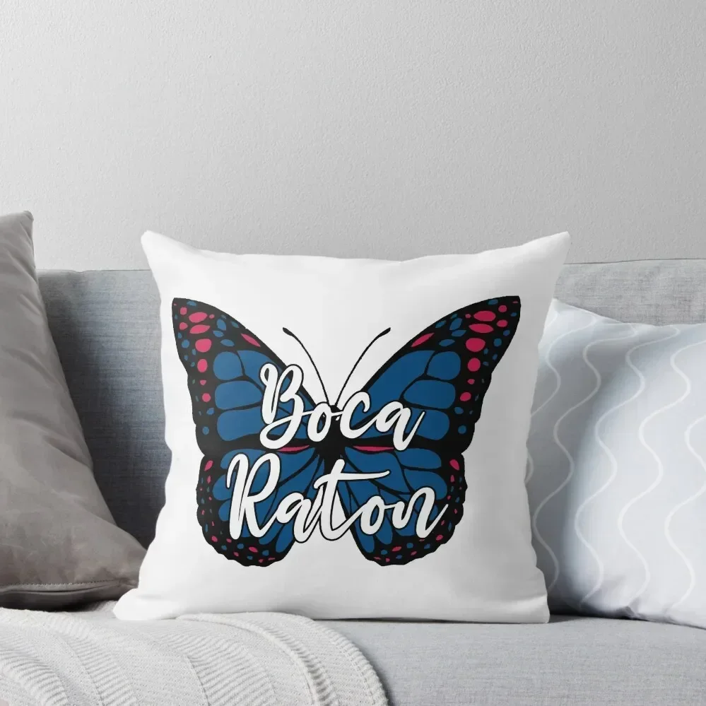 

Boca Raton University Butterfly Throw Pillow Pillowcase Sofa Cushion Christmas Cushion For Home Cushion Cover Luxury pillow