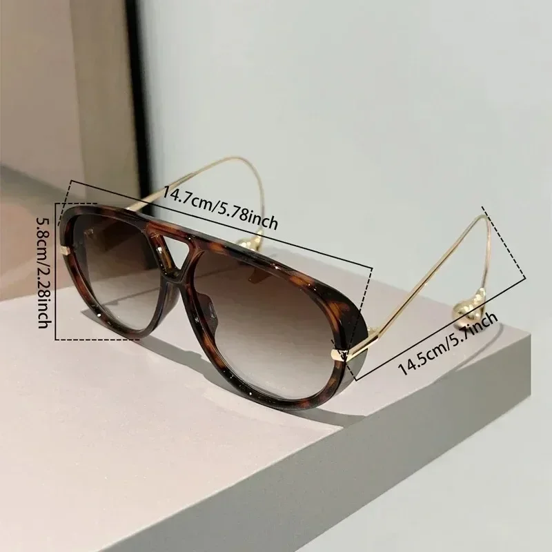 Fashion Luxury Brand Design Oversized Sunglasses Women Men Popular Vintage Sun Glasses Punk Eyeglasses Shade UV400 Eyewear image 5