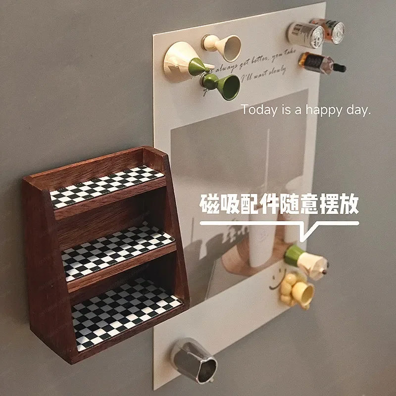 X165 Creative Refrigerator Magnet Sticker, Personalized Coffee Theme Decoration for Locker & Fridge