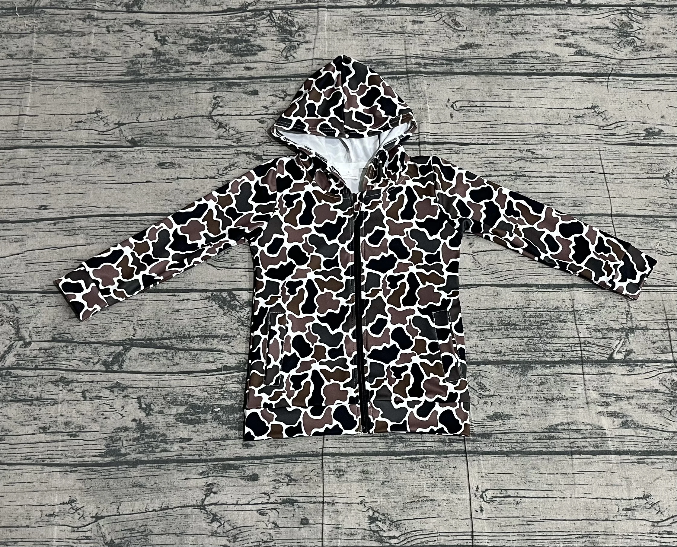 

Z1122-12 BT1382 Kids Spring Clothing Long Sleeve Shirt Baby Boys Hooded Top