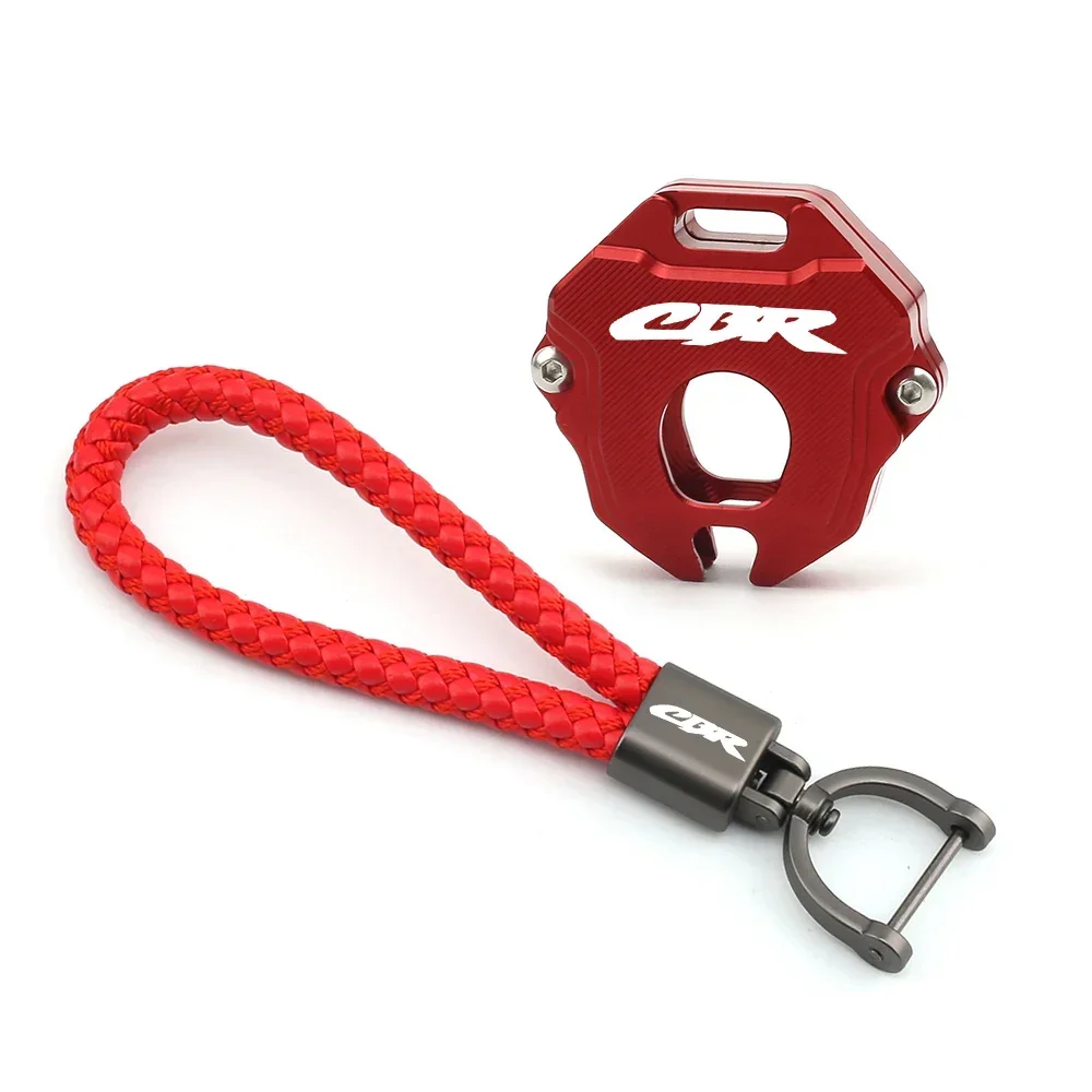 Per HONDA CBR CBR650R CBR600RR CBR1000RR CBR500R 650R 600RR 1000RR Chiave Del Motociclo Caso Della Copertura Borsette Portachiavi Catena Accessori