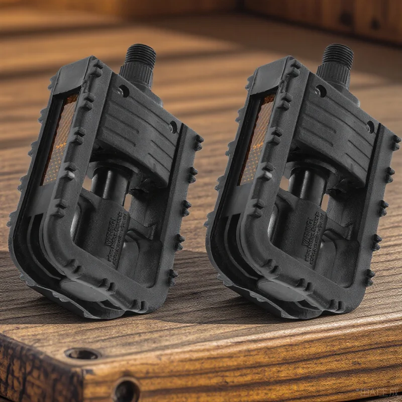 

2Pcs Mountain Bike Pedals Foldable Nylon Composite Non-Slip Wide Platform Sealed Bearing Lightweight Flat Pedals for Commuting