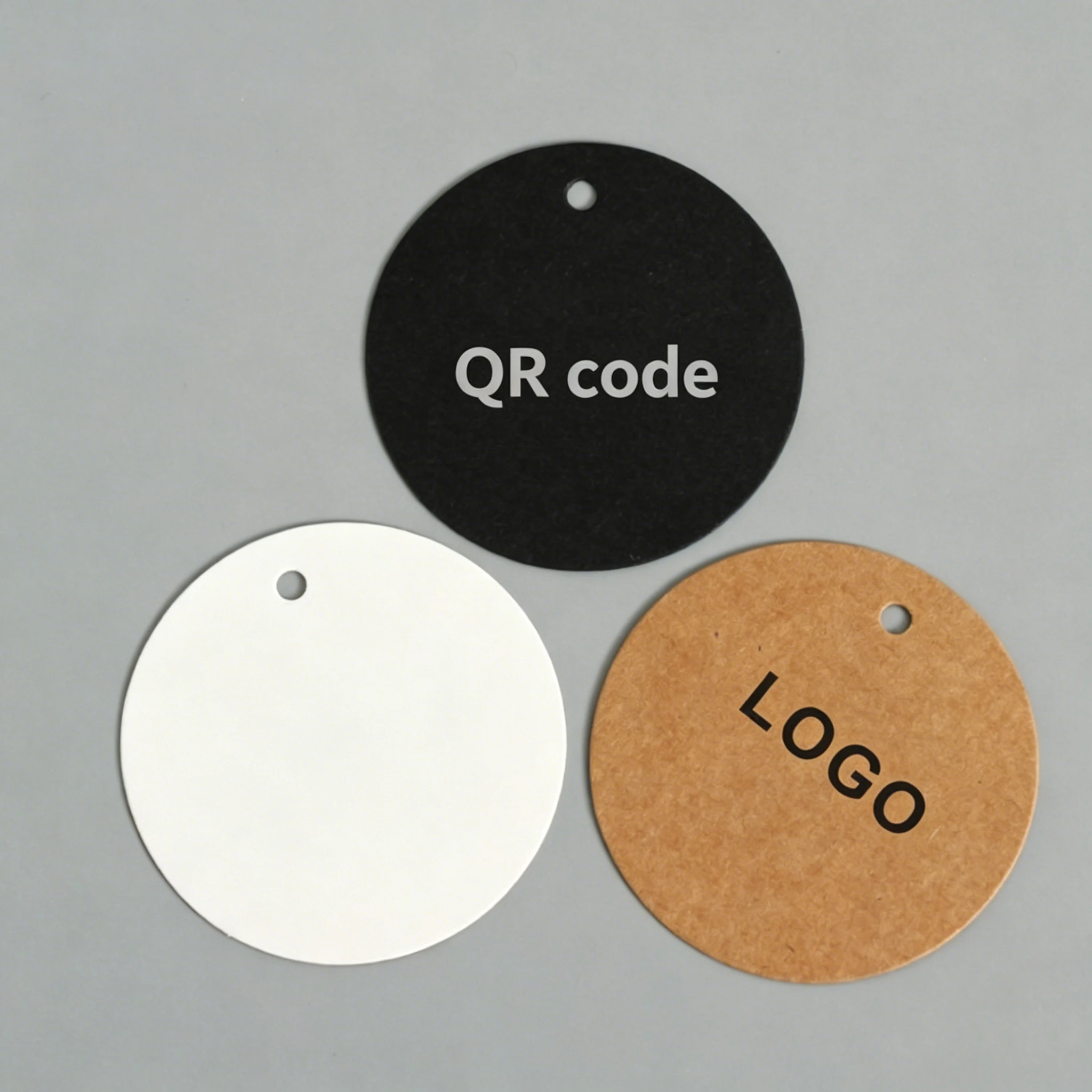 Custom Tags Paper Labels Clothing Brand Fashion Business Handmake Merchandise Logo Design Hang Personalized Tag