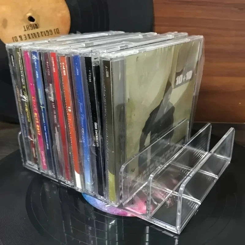 DVD/CD Organizer,Eyeshadow Palette Storage Tray Cosmetics Rack Makeup Tools Compartment Holder Sunglasses Storage Shelf image 5