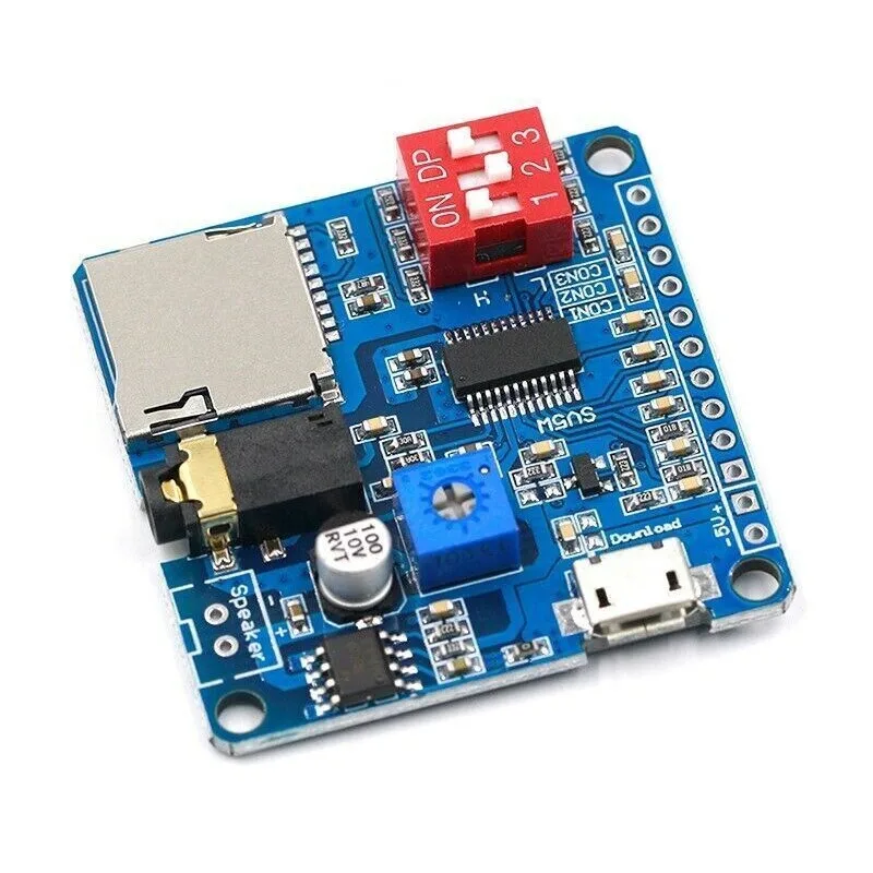 

MP3 Player Voice Playback Module I/O Trigger UART Control SD/TF For Arduino