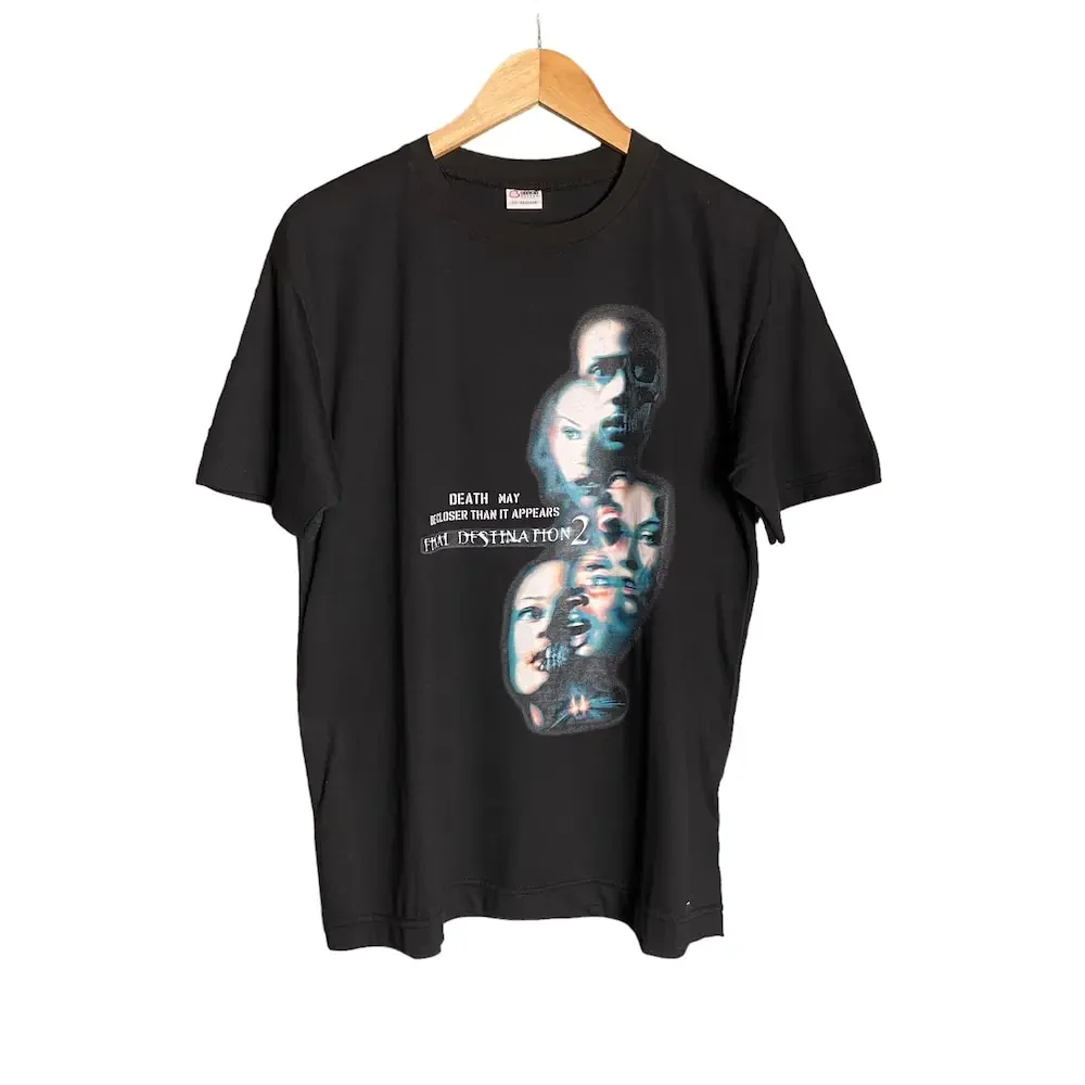 Vintage Final Destination 2 Horror Movie T Shirt Gothic