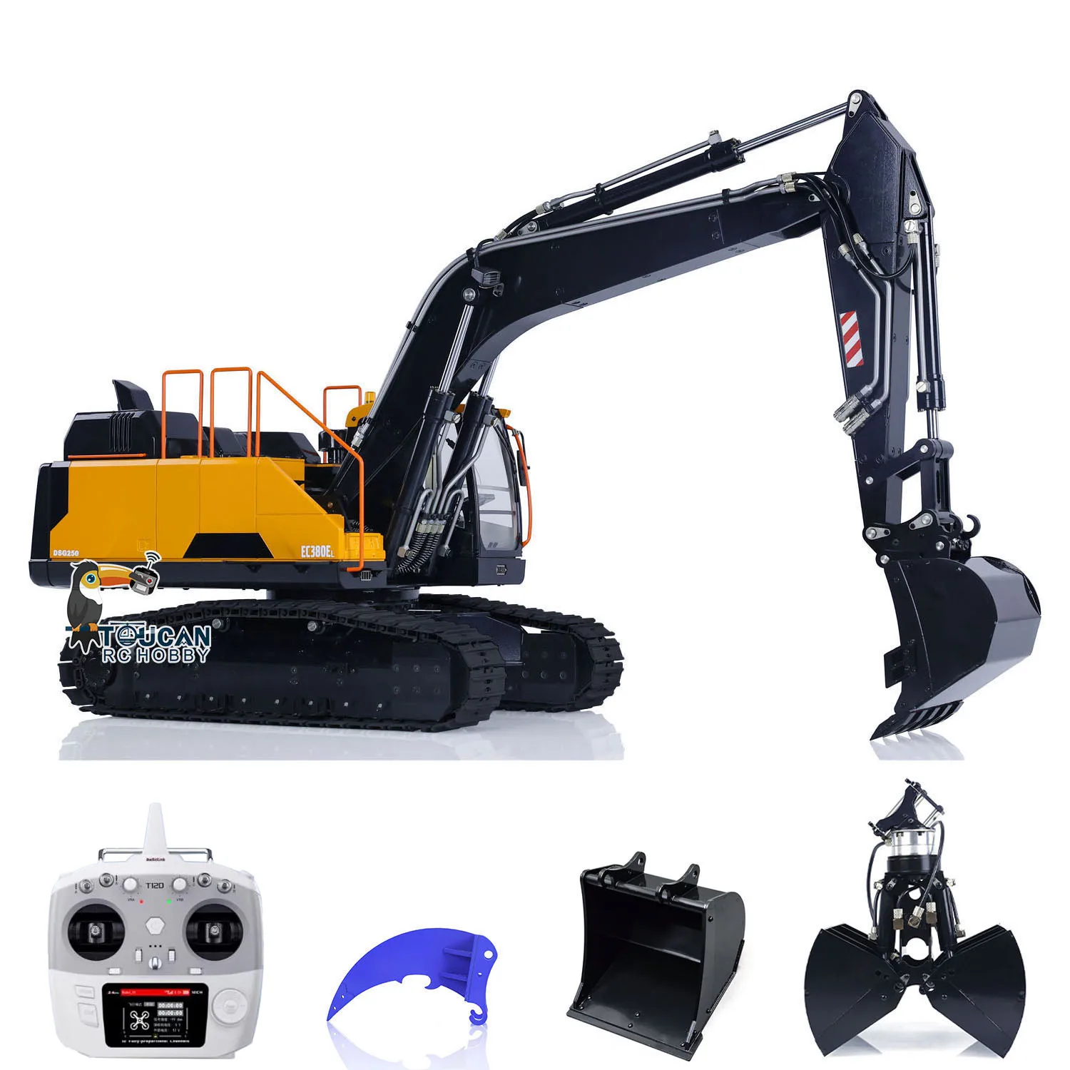 

В наличии: Радиоуправляемый гидравлический экскаватор EC380 (масштаб 1:14), сборная модель грузовика-экскаватора, игрушка для мальчиков, подарок