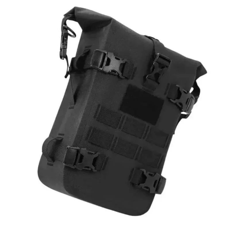 for Motorcycle Multi-functional TPU Handlebar Bag Waterproof Side Pouch Travel Hanging Storage Quick Release