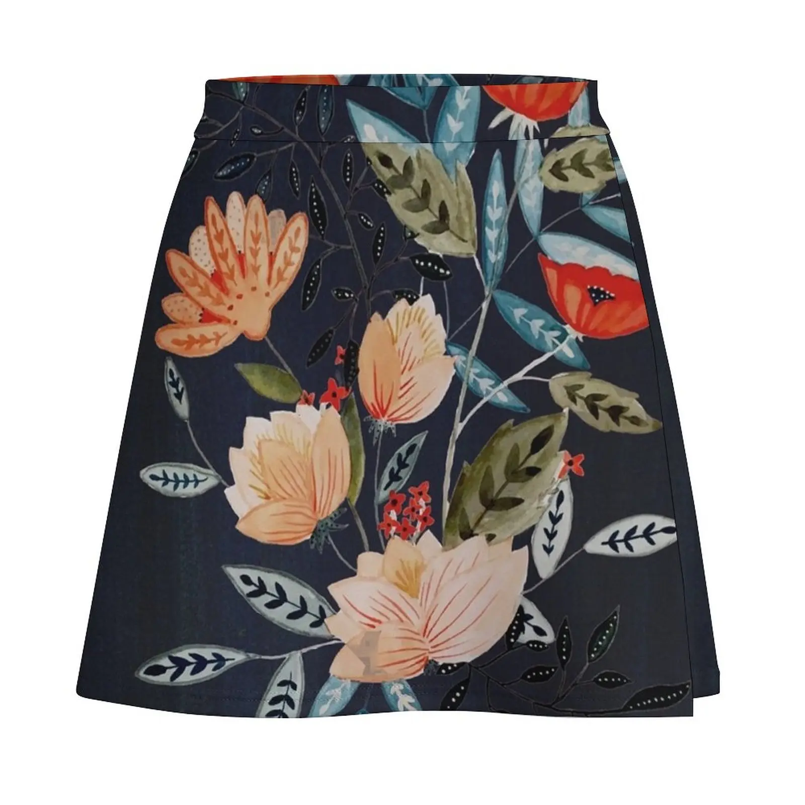 Midnight Bouquet Mini Skirt mini skirts elegant skirts for women Mini Skirt