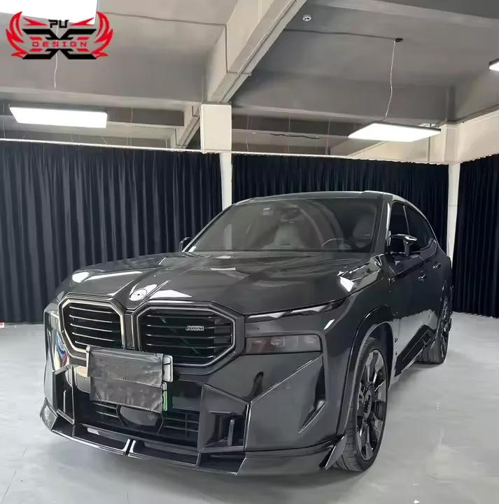 لسيارات BMW XM G09 LD طقم الجسم المصد الأمامي من ألياف الكربون الجافة