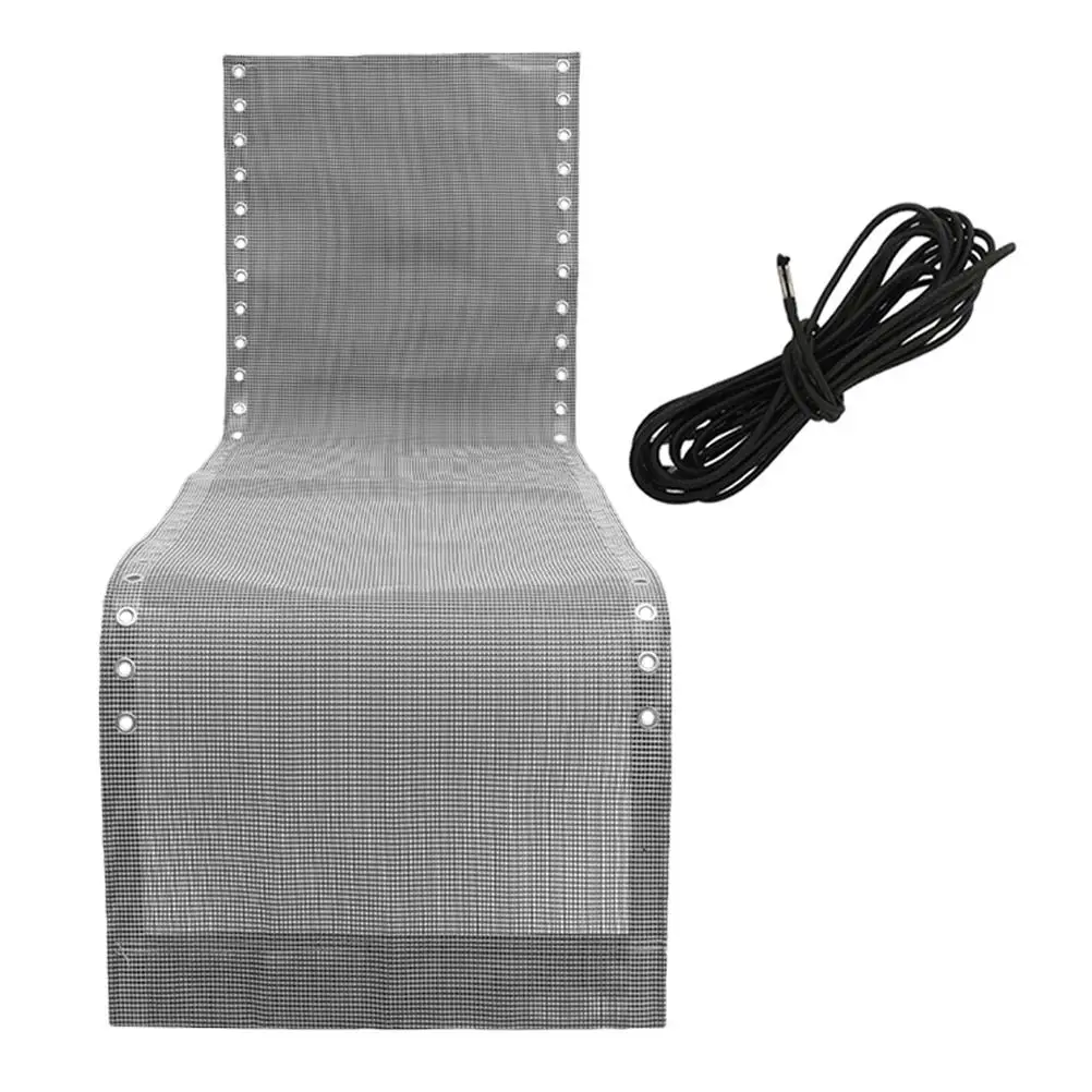 

Folding Chair Replacement Fabric Breathable Canvas Cloth Black Gray Set Ropes Outdoor Balcony Deck Beach Supplies Durability