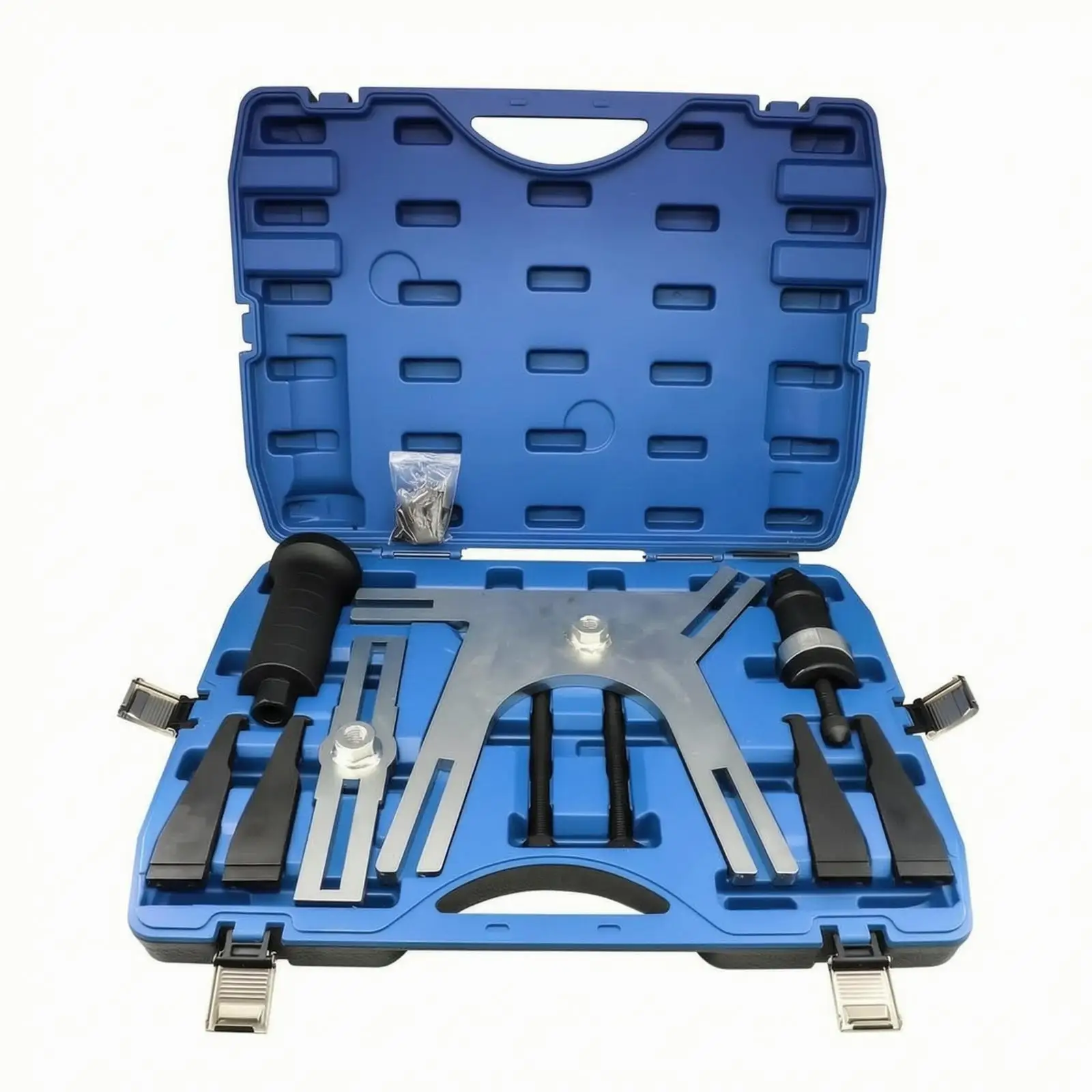 Heavy Duty Car Transmission Fixture Kit for 7 Speed DCT Service Tool with Slotted Support Plates and Puller Components