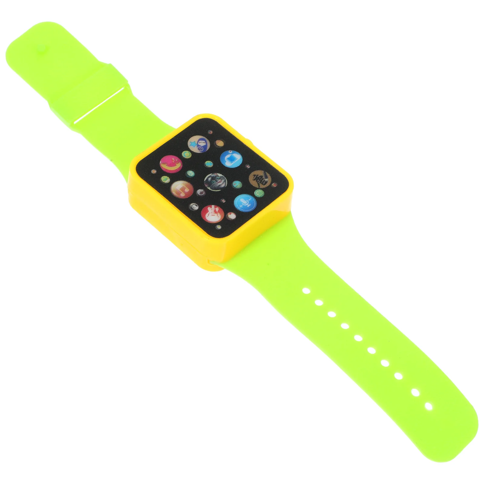 Montre-bracelet pour enfants, jouet d'apprentissage, multifonction, écran tactile, vert