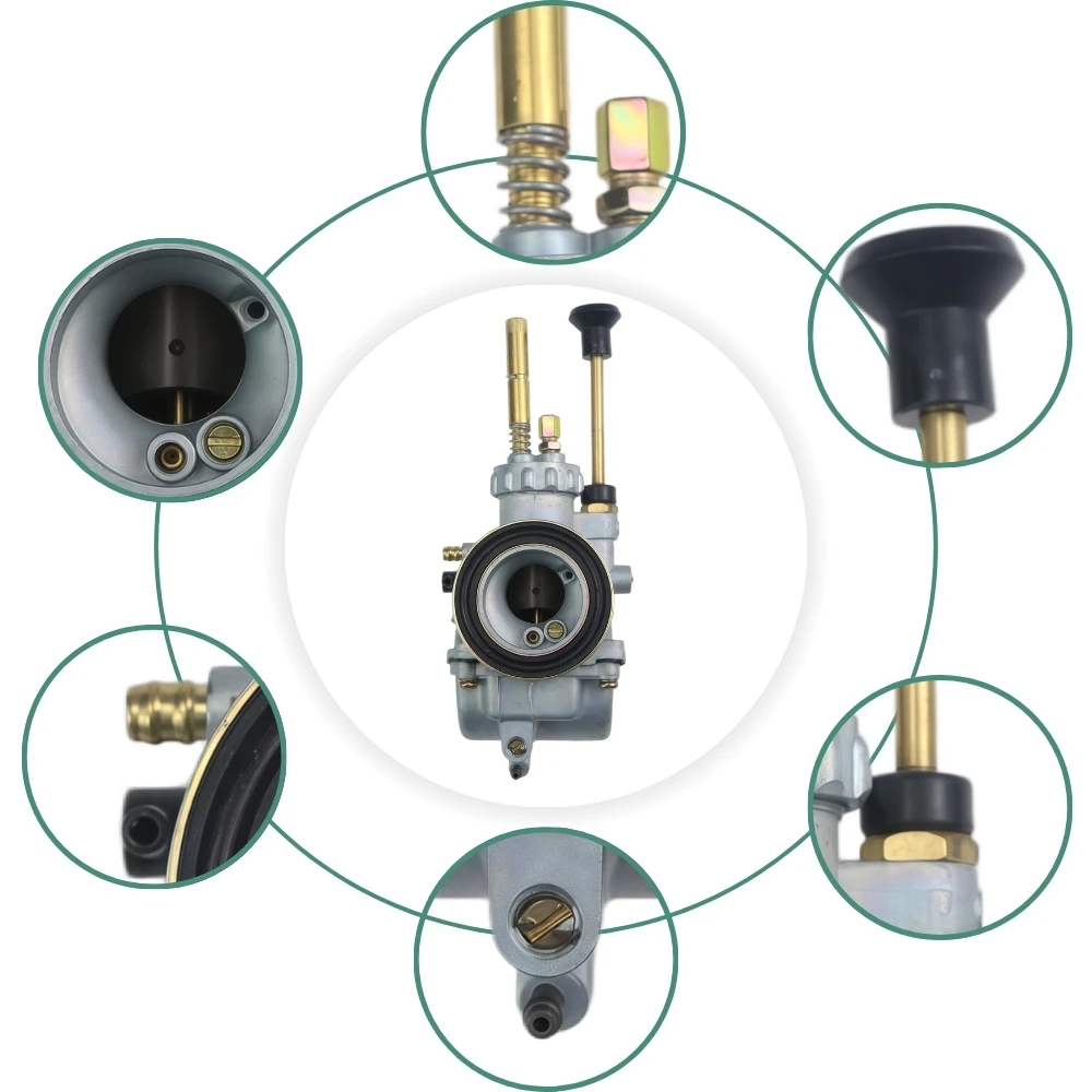 Carburetor Assembly Kit For Yamaha DX100 KE100 KM100 Motorcycle Engine Carb Replacement Full Set