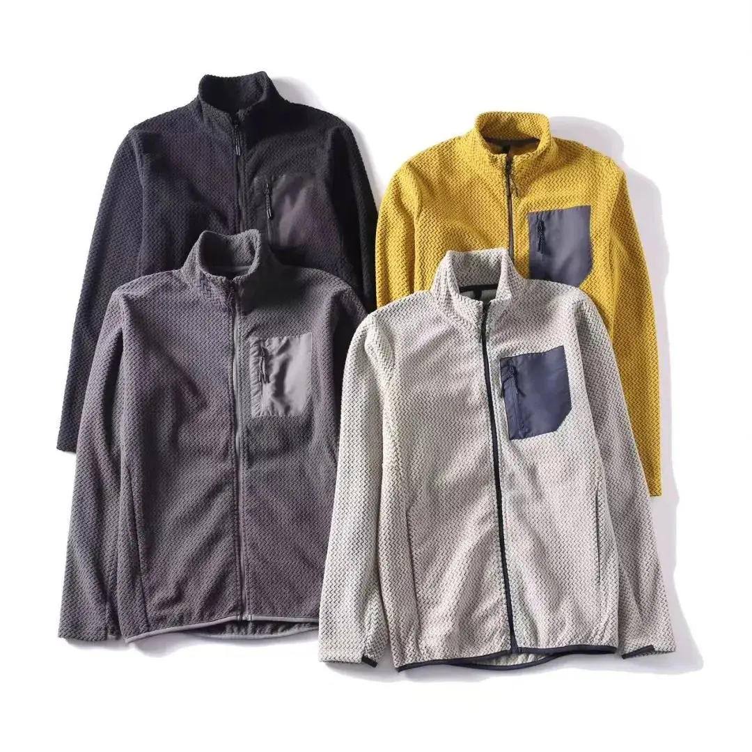 

Patag Outdoor Men's Fishing Mountain Climbing Travel Sports Rock Climbing Hunting Camping Shooting Wool Stand-up Collar Jacket