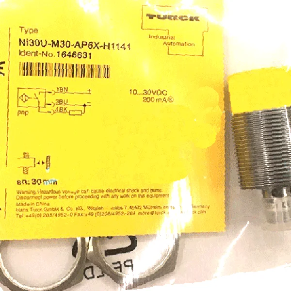 

Ni30u-m30-ap6xwbr-h1141 1646631 Индуктивный датчик Pnp # Совершенно новый оригинальный, новый оригинал