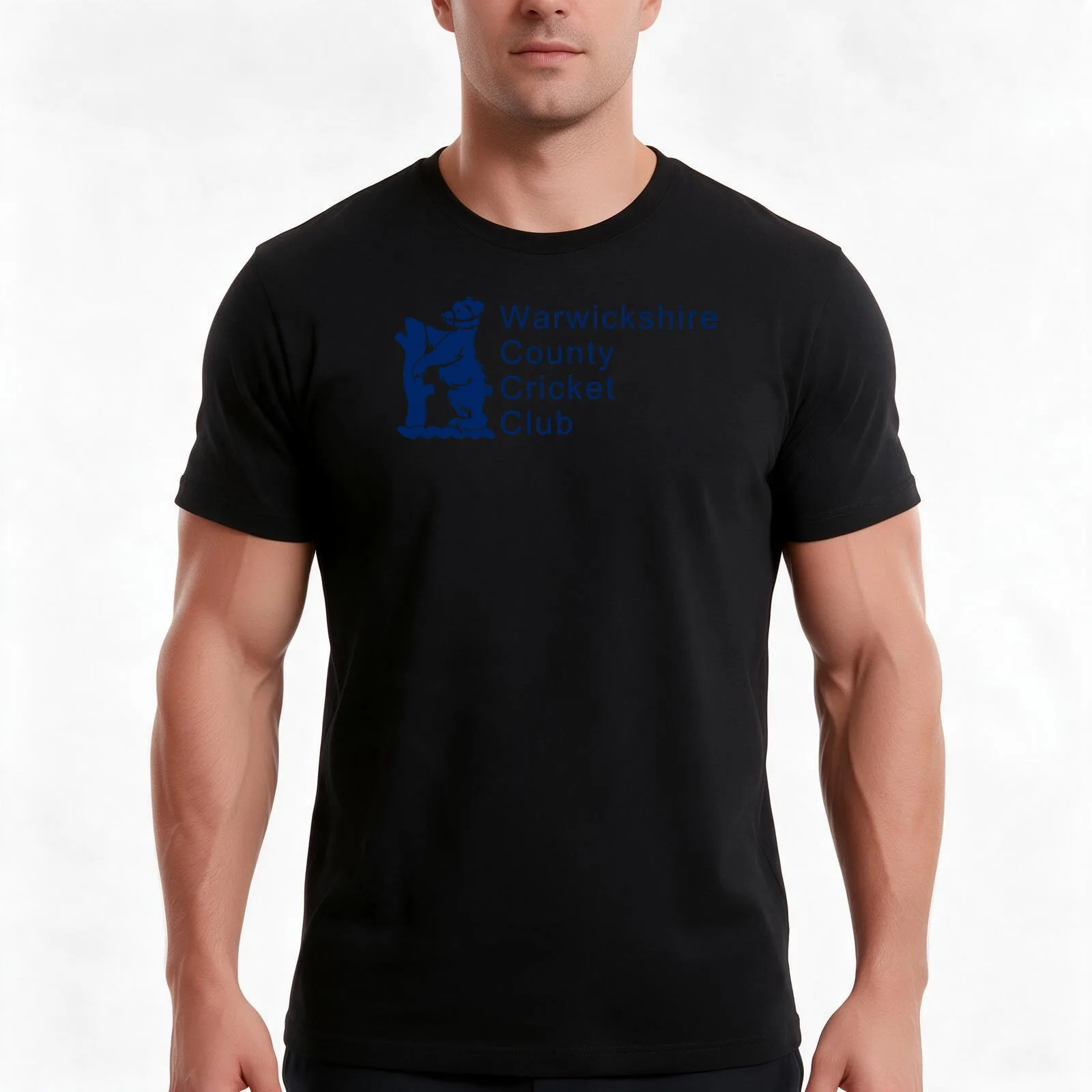 Warwickshire County Cricket Club T-Shirt, Summer Casual Cotton Tee, Oversized Streetwear Tops, Vintage Graphic Print